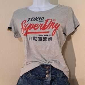 SuperDry Women's Gray T-Shirt